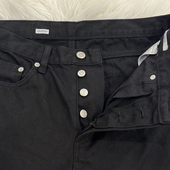 Sandro Slim Fit Button Up Black Jeans - Picture 9 of 14